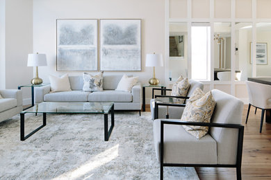 Living room - contemporary living room idea in Vancouver