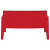 Compamia Box Outdoor Bench, Red