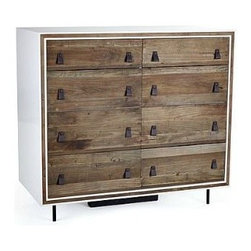 White Lacquered Dresser - Clayton Gray Home - Furniture