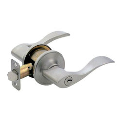 Designers Impresions - Kingston Door Lever, Satin Nickel - Door Levers