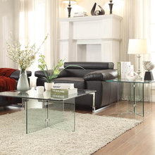 square glass top table