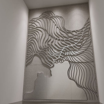 Grey Wave Wall Cladding - Stone Art By SKL
