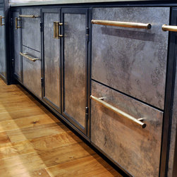 Bronze Narrow and Bronze Bone Pulls - Cabinet And Drawer Handle Pulls