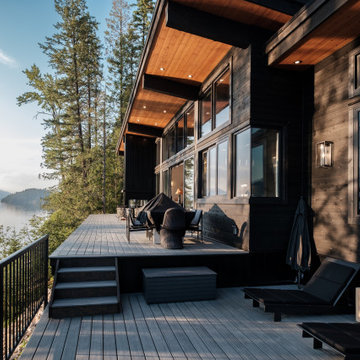 Custom Mid Century Mountain Modern Lake View Home Nelson