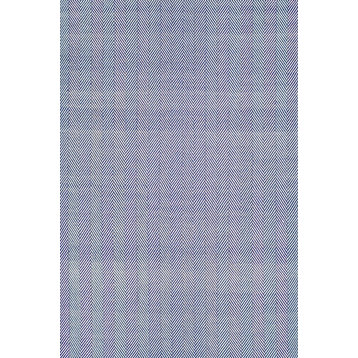 Hand-Loomed Chalet Herringbone Cotton Flatwoven Rug, Navy, 10'x14'