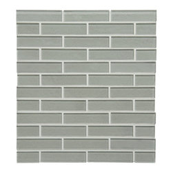 Waterworks Optix Watercolors Staggered 1" x 4" Mosaic - Tile