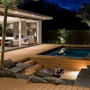 Fiberglass Pool with deck