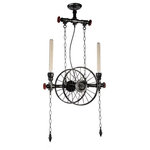 CWI Lighting - CWI Lighting 9694P22-2-187 2 Light Chandelier with Gray Finish - NULL
