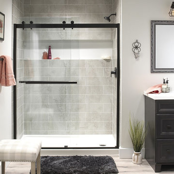 Classic Concrete with Fairfield simulated-tile shower