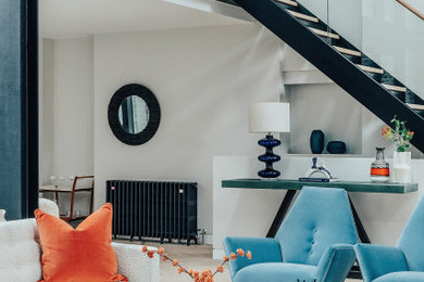 Photo of a large urban living room in London.