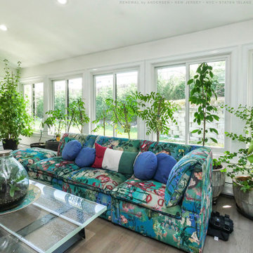 New Windows in Sunroom Style Space - Renewal by Andersen New Jersey / NYC