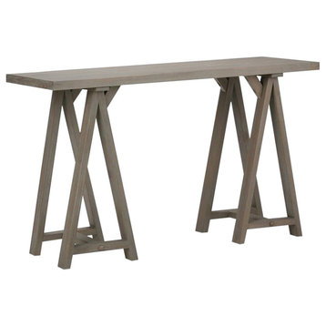 Atlin Designs Console Table in Distressed Gray