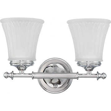 Nuvo Lighting 60/4262 Teller 2 Light 13-1/2"W Bathroom Vanity - Polished Chrome