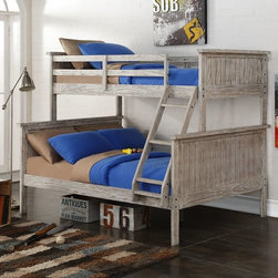 Twin over Full Panel Bunk Bed - Bunk Beds