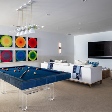 Hamptons, New York Luxury Billiard Game room