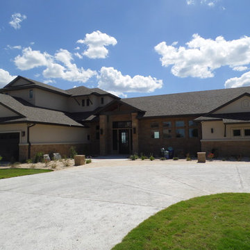 Custom Craftsman Style Front Elevation
