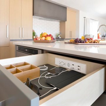Kitchen In-Drawer Charging Outlets