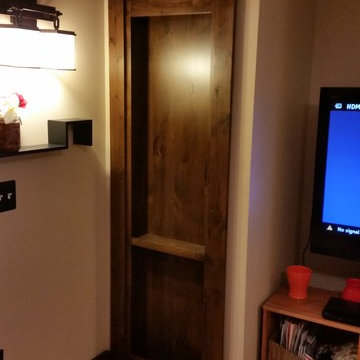 Custom hidden door bookcases
