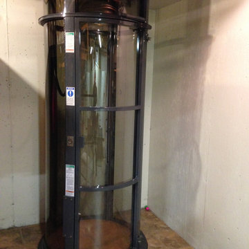 Pneumatic Home Elevator Retro-fit in New Hampshire Residence