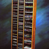 Solid Oak Tower For Cd'S And Dvd'S