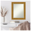 Parlor Gold Petite Bevel Wall Mirror 23.75 x 29.75 in.