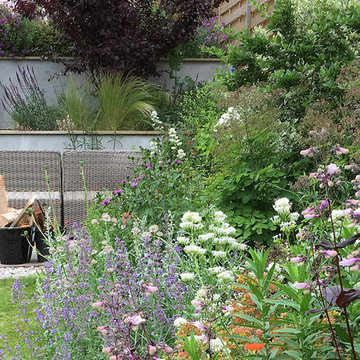 Relaxing family garden