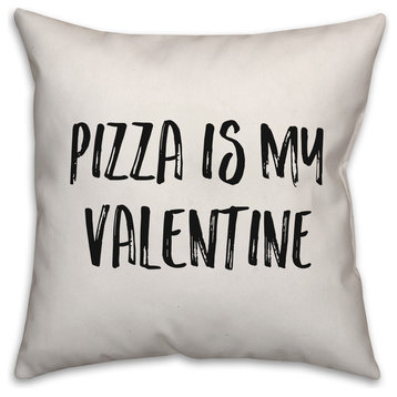 Pizza is My Valentine, Throw Pillow Cover, 20"x20"