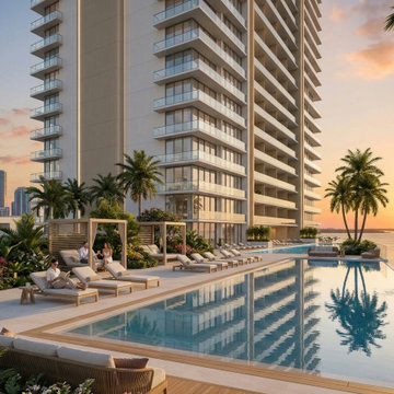 Oasis Residence - Luxury Home and Pool Rendering