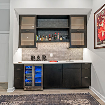Stunning Falls Church Basement Transformation Showcases Generous Family Room