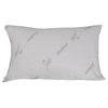 Bamboo Memory Foam Pillow With Removable Cover, 2 Pack, King