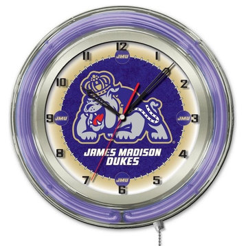 James Madison 19" Neon Clock