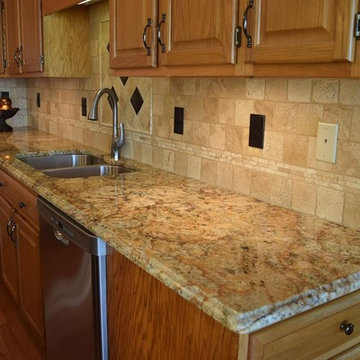 Travertine Backsplash Design & Assistance