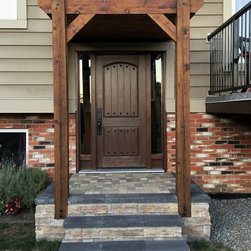 Front Entrance Makeover - Landscaping Stones And Pavers