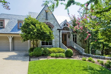 Inspiration for a rustic exterior home remodel in Little Rock