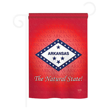 States Arkansas 2-Sided Impression Garden Flag