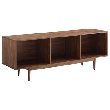 Crosley Furniture Liam 60"Wood Low Profile TV Stand in Walnut