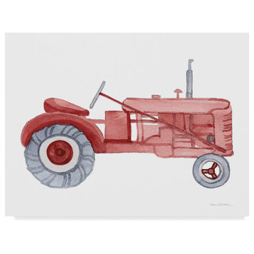 Kathleen Parr Mckenna 'Life On The Farm Tractor Element' Canvas Art