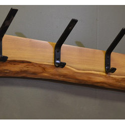 BLACK LOCUST COAT RACK - Wall Hooks