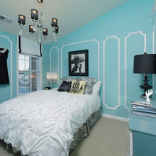 bedroom blues and white