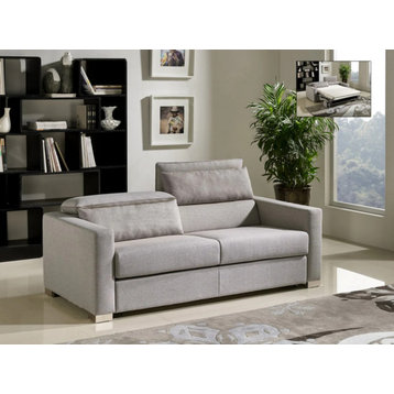 Adonia Modern Gray Fabric Sofa Bed