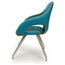 Adelaide Faux Leather Dining Chairs, Stone Blue, Set of 2