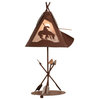 27 High Trails End Table Lamp