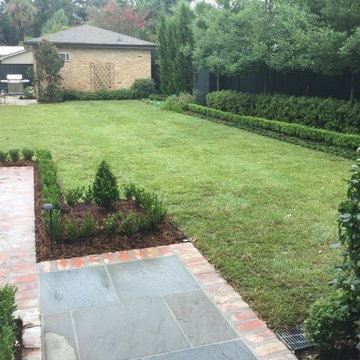 Zoysia sod installation and grading