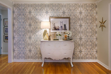 Living room - eclectic living room idea in Nashville