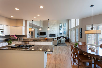 Inspiration for a transitional kitchen remodel in Other