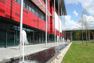 This is an example of a contemporary entrance in London.