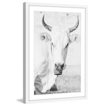 Marmont Hill, "Cow Face" Framed Painting Print, 24x36