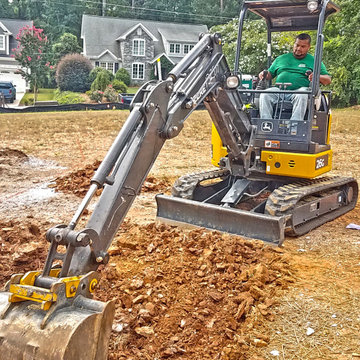 Breaking Ground on Twin Lots