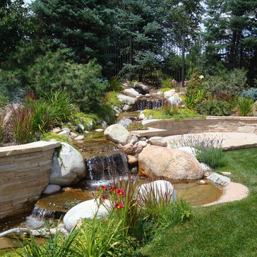 Waterfall and Boulder Feature