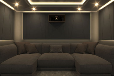 Modern home cinema in Other.